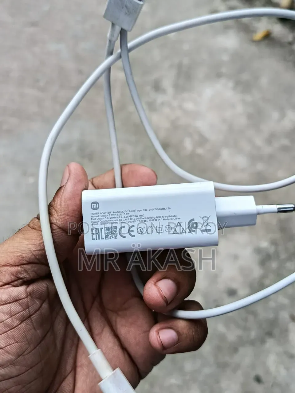 Redmi K 50i Charger 67w Used