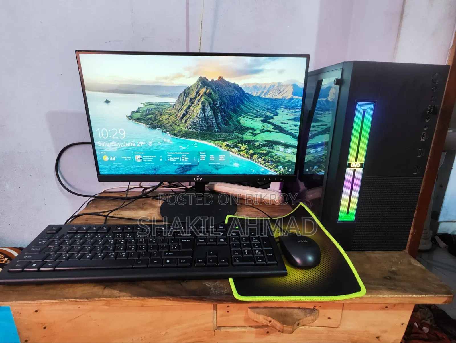 Desktop Computer 8GB Intel Core i5 SSD 256GB