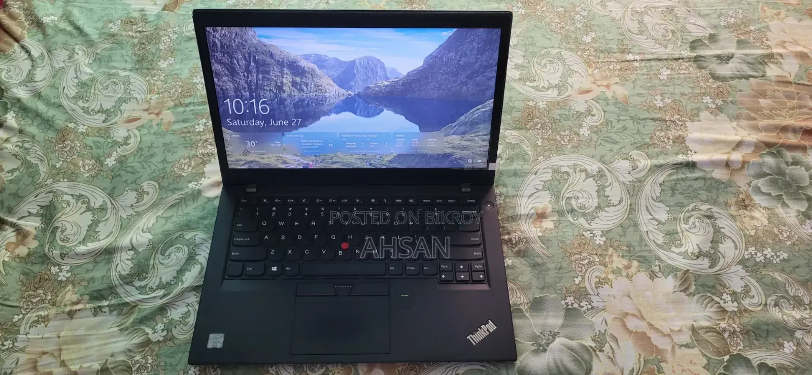 Laptop Lenovo ThinkPad T470s 4GB Intel Core I5 SSD 256GB