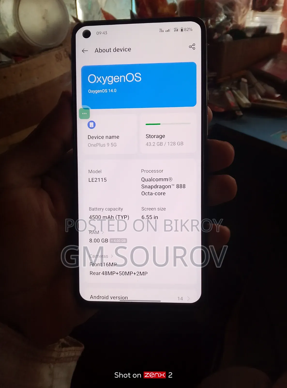 OnePlus 9 128 GB Gray