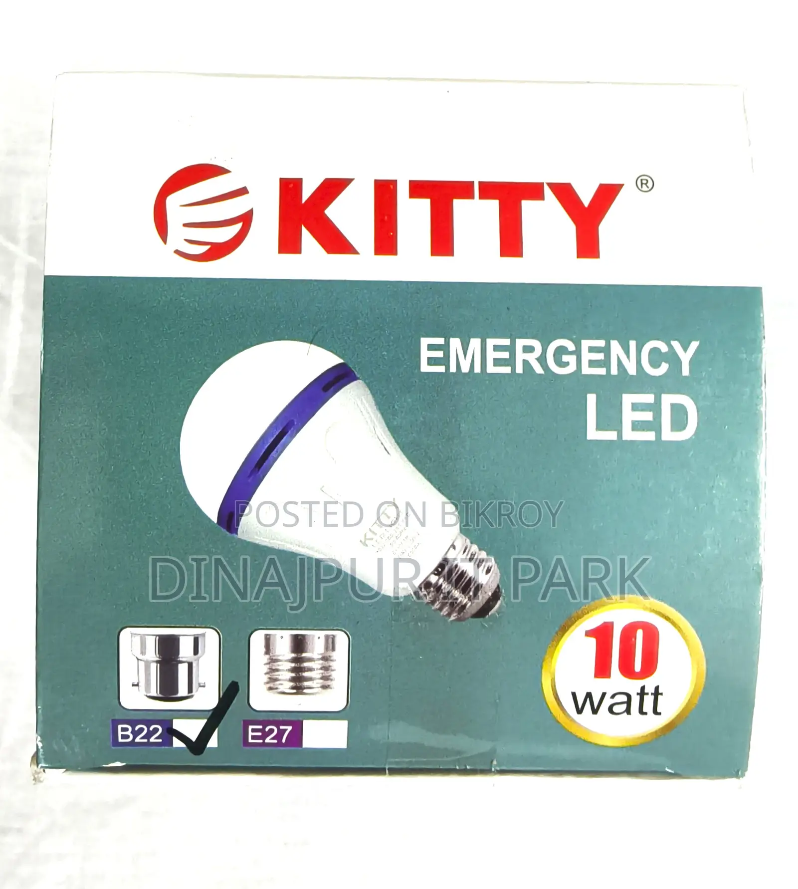 Kitty 10W Emergency LED Light – Light even when there is no electricity!