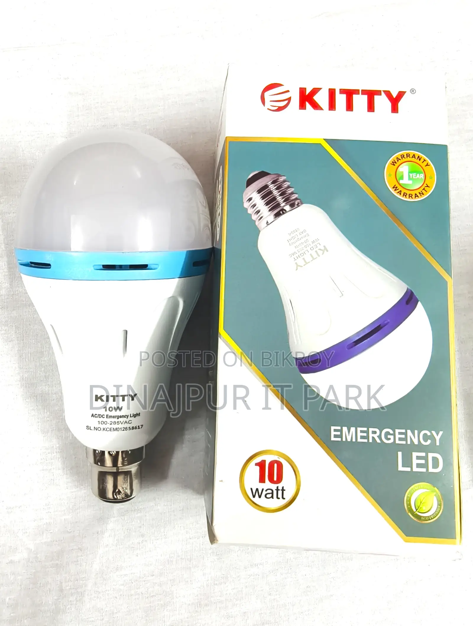 Kitty 10W Emergency LED Light – Light even when there is no electricity!