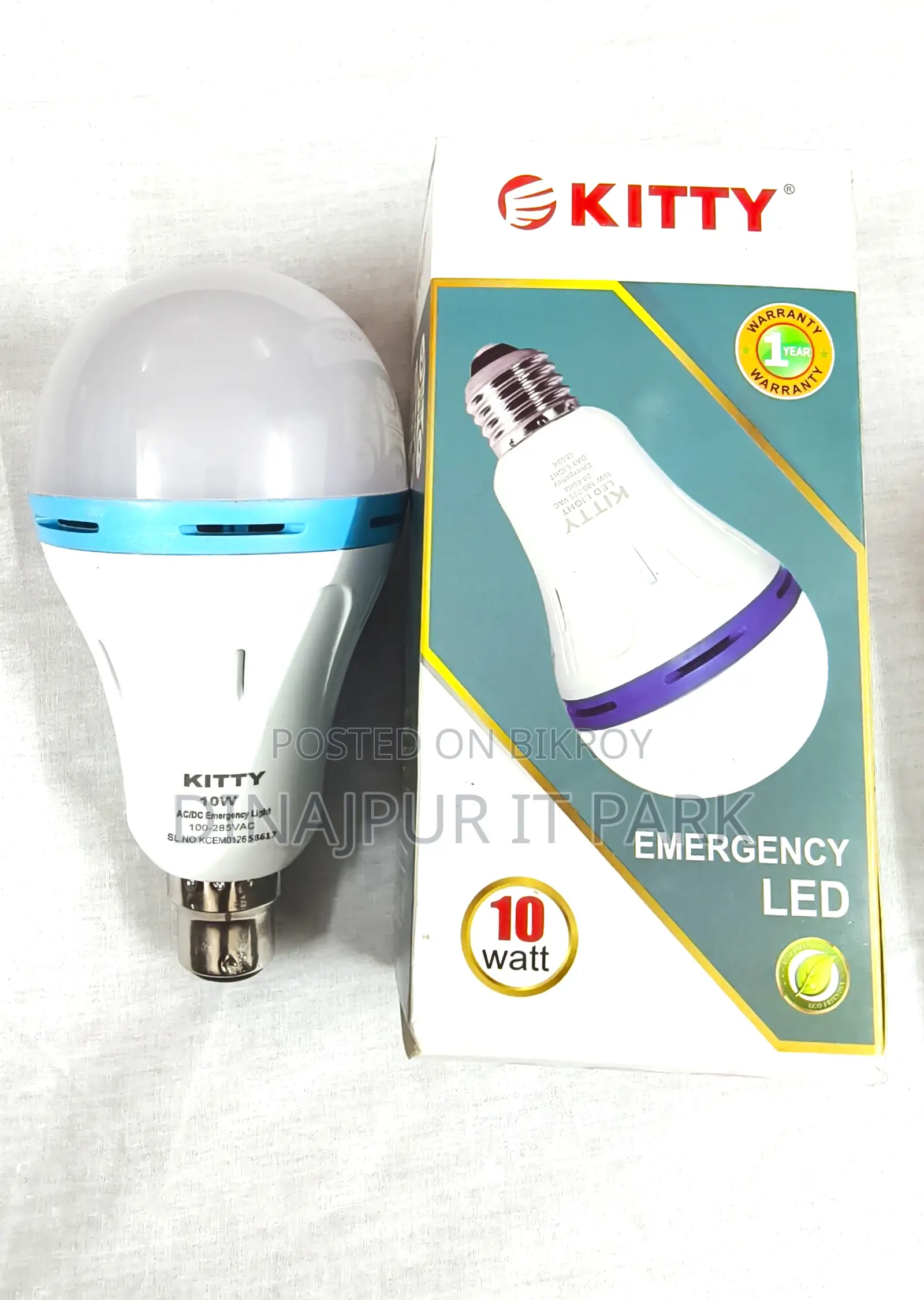 Kitty 10W Emergency LED Light – Light even when there is no electricity!