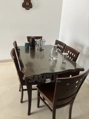 Hatil Dinning Table With 6 Nos Chair