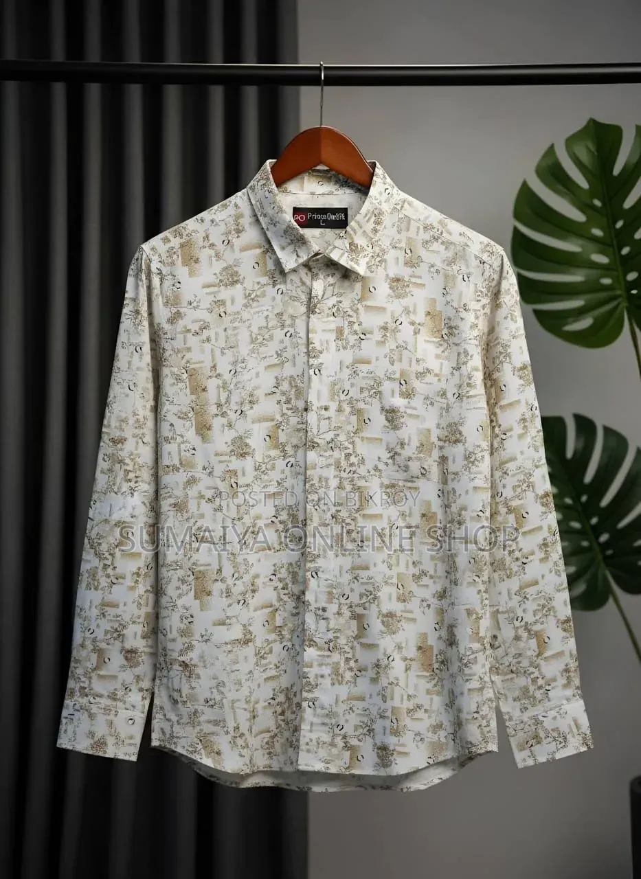 প্রিমিয়াম শাট ফেব্রিক্স সুতি কটন সাইজ M,L,Xl,Xxl