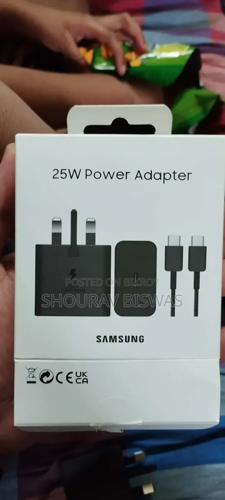 Original Samsung 25w Super Fast Charger Adapter