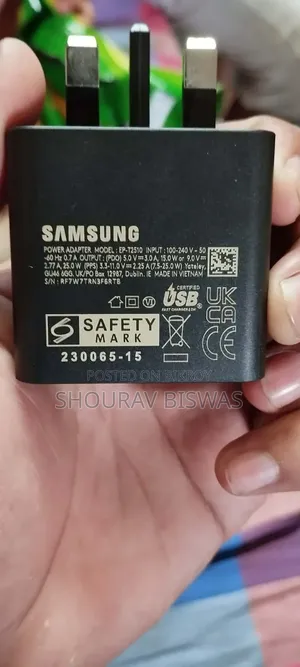 Original Samsung 25w Super Fast Charger Adapter