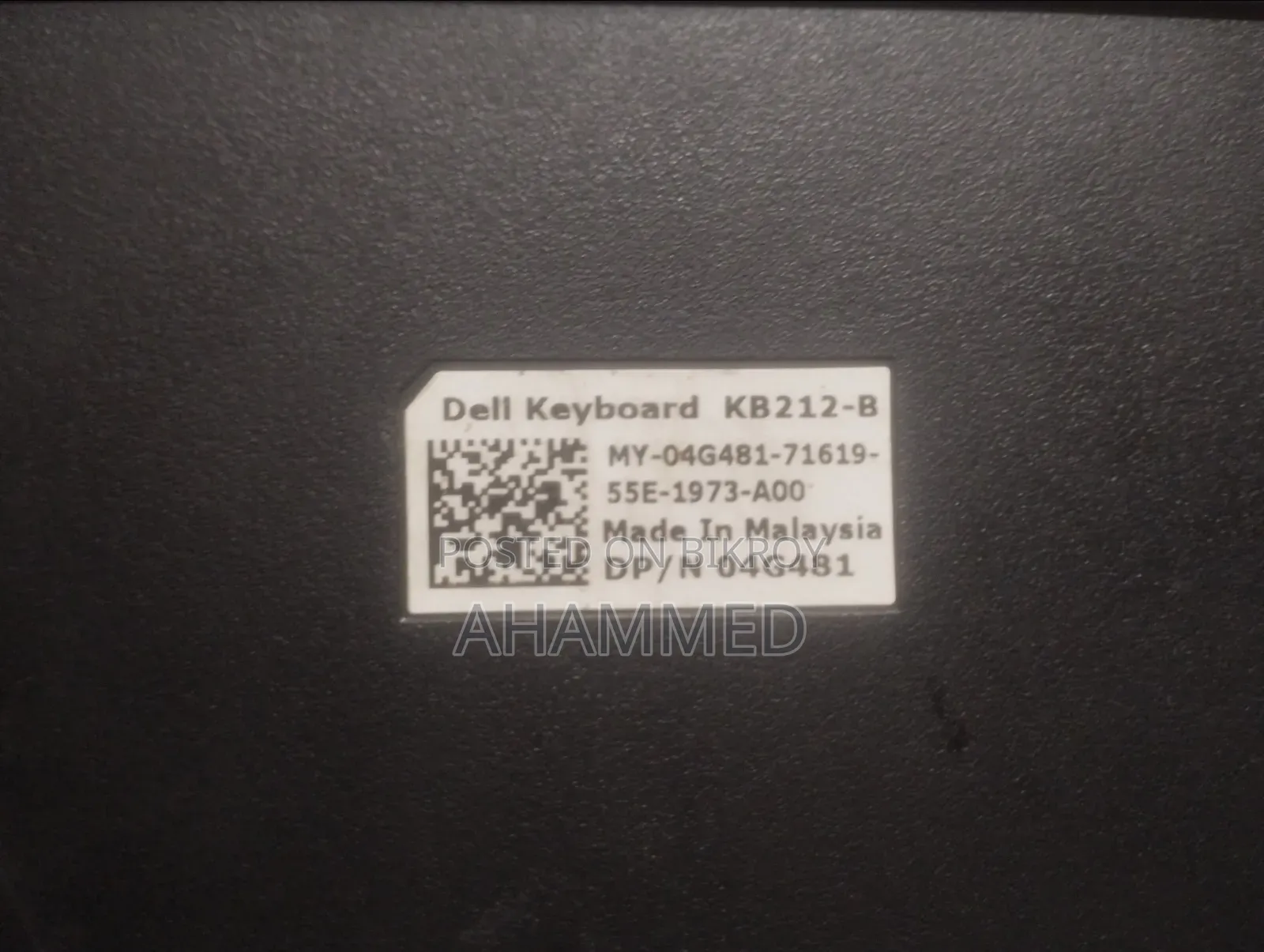 Dell KB212-B Original Keyboard. Authentic keyboard from Dell company.