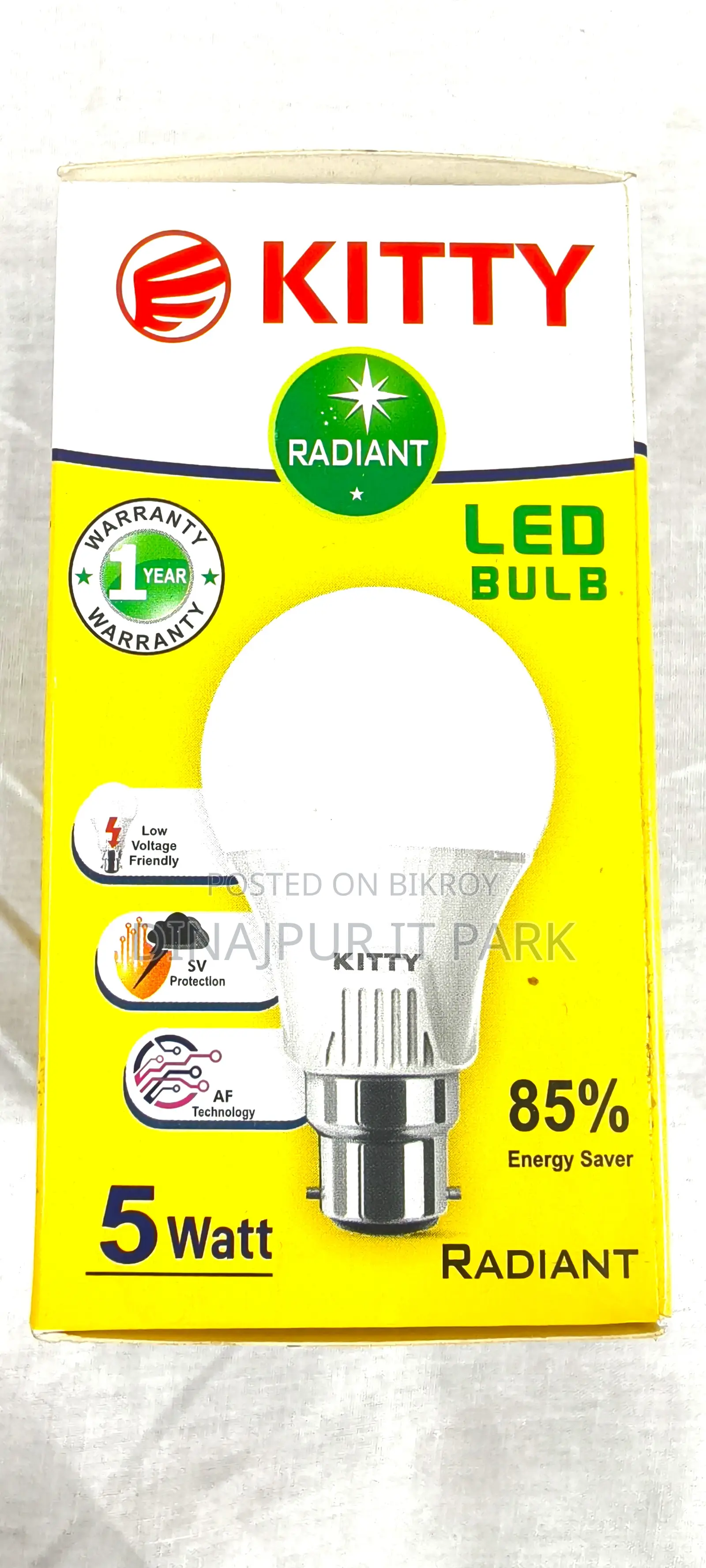 Kitty Radiant 5 Watt LED Bulb