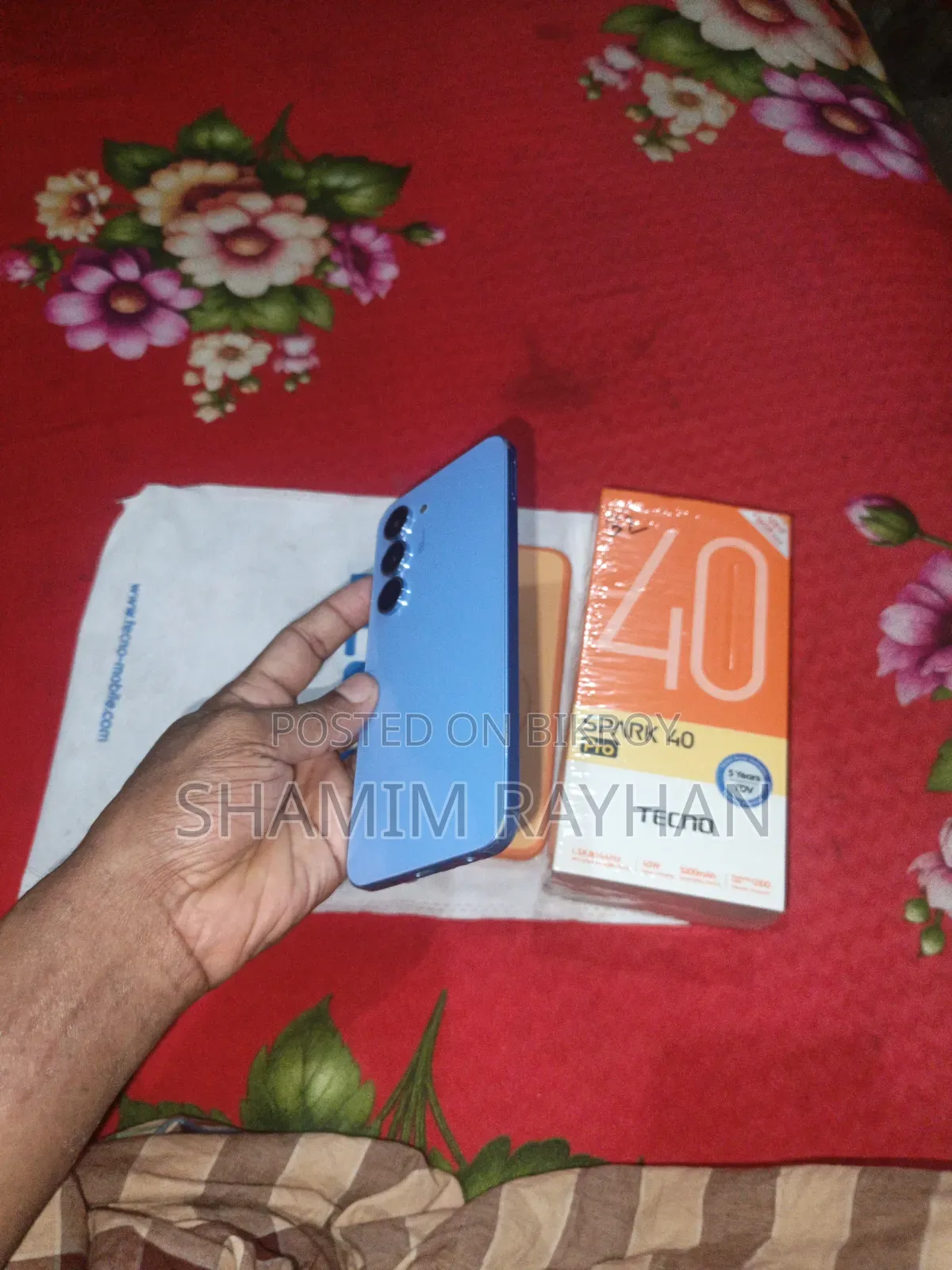 Tecno Spark 40 Pro 128 GB Blue