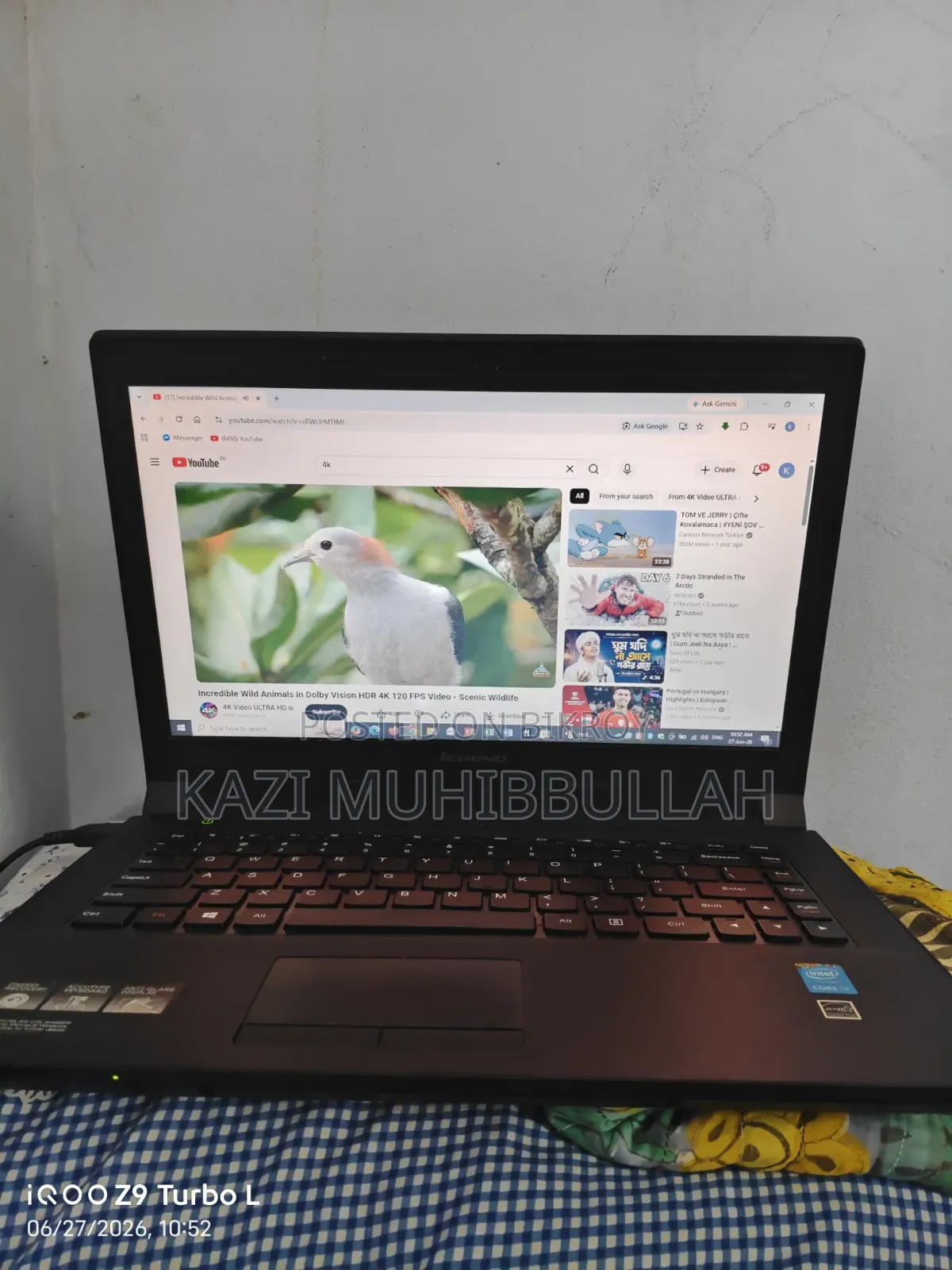 Laptop Lenovo B470 4GB Intel Core I3 SSD 128GB