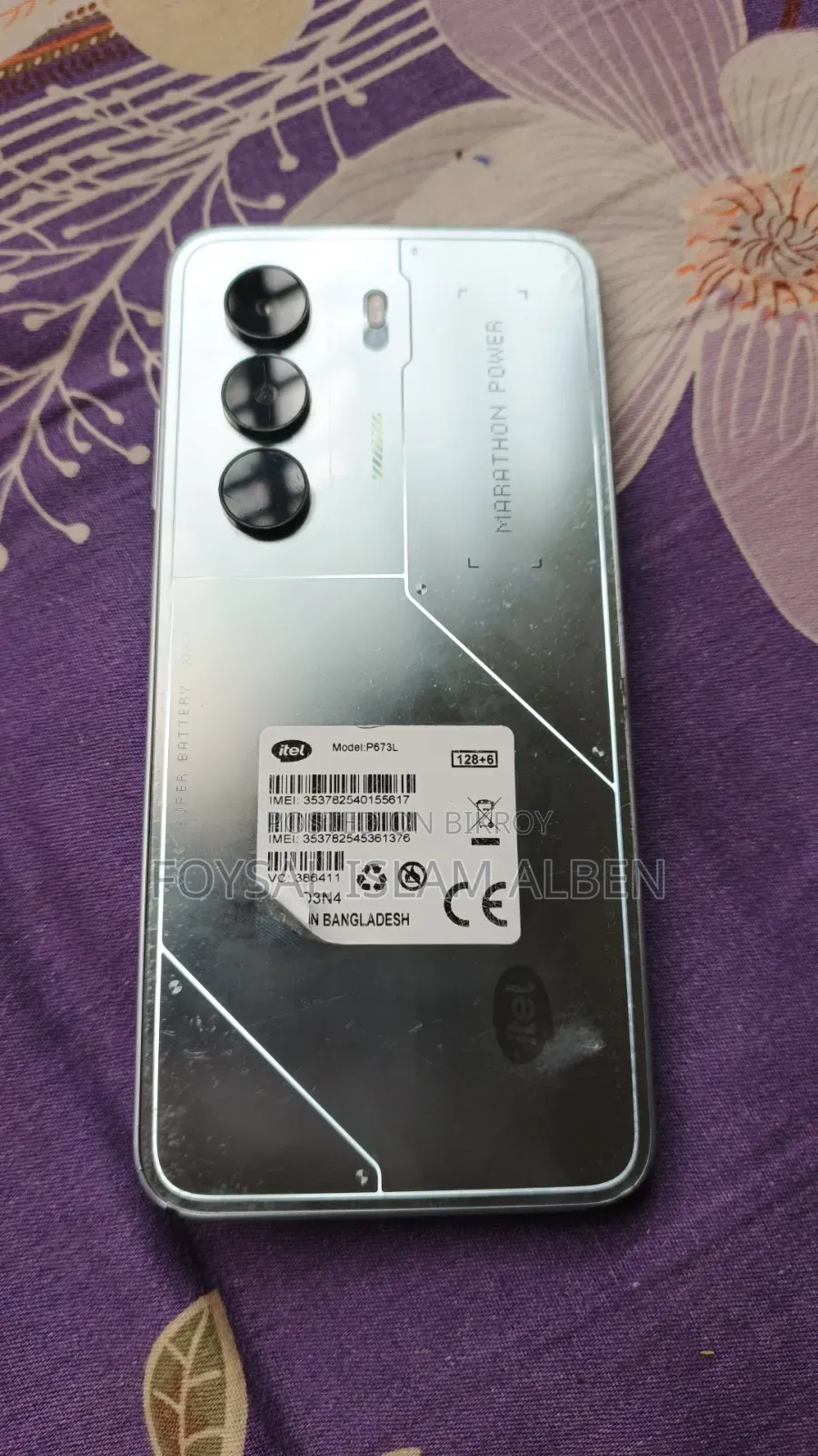 Itel Power 70 128 GB Silver