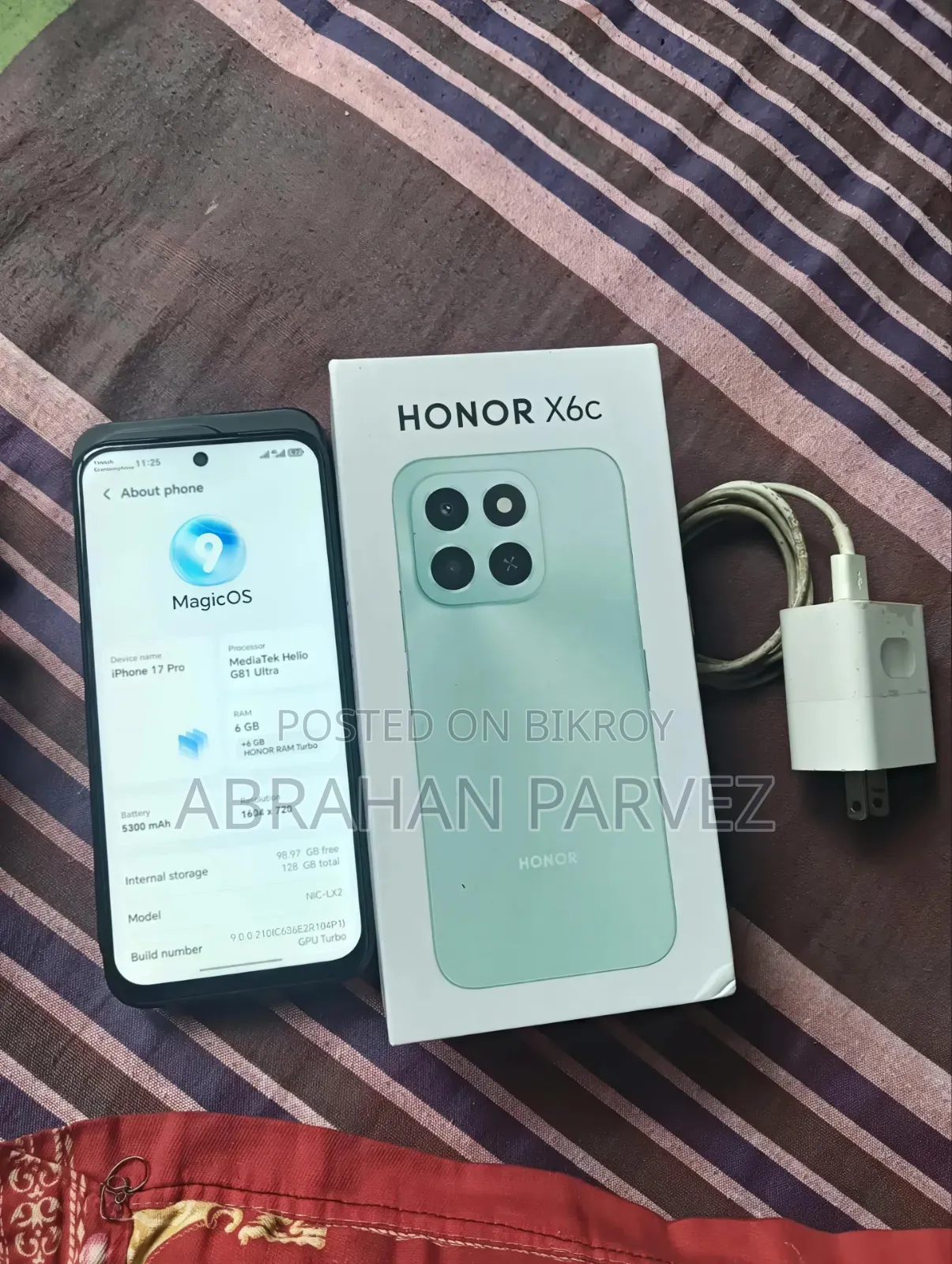 Honor X6C 128 GB Black