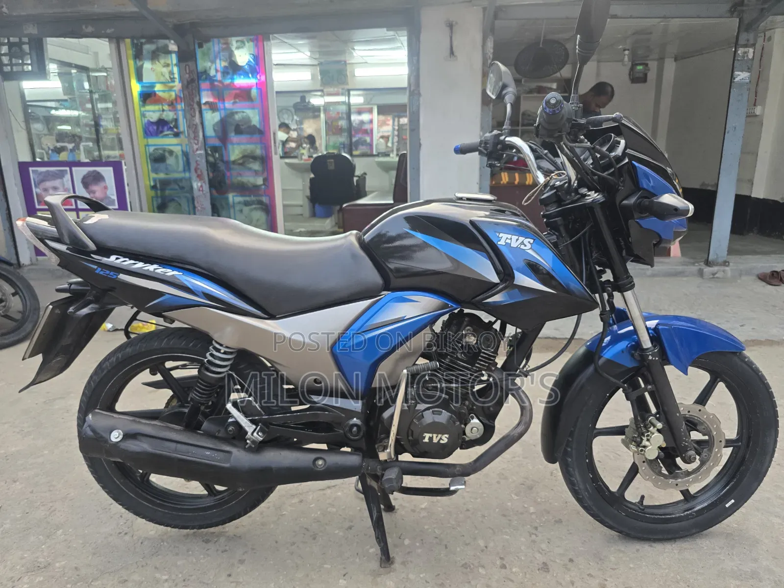 TVS Stryker 125 2019 Blue