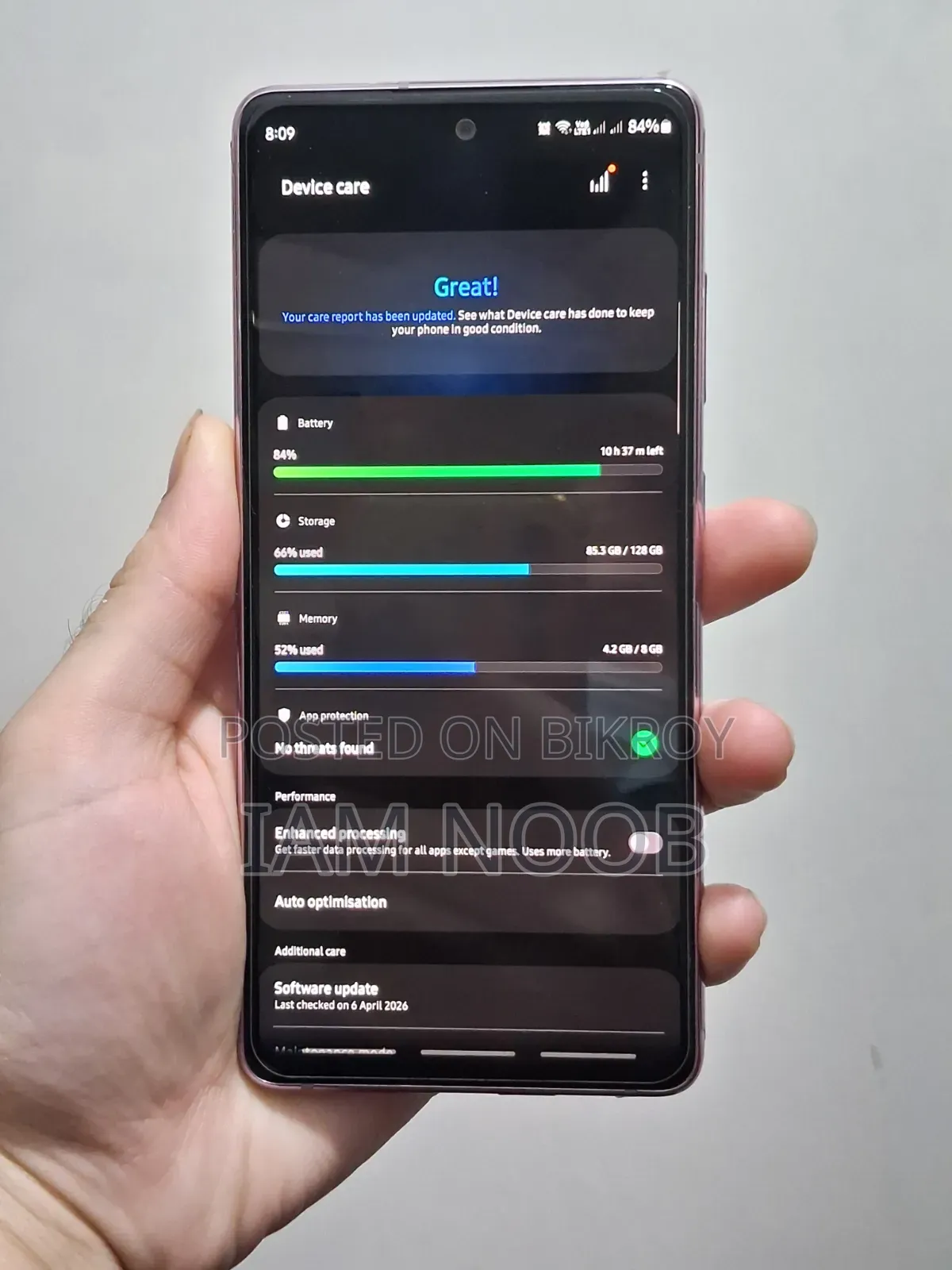 New Samsung Galaxy S20 FE 128 GB Purple