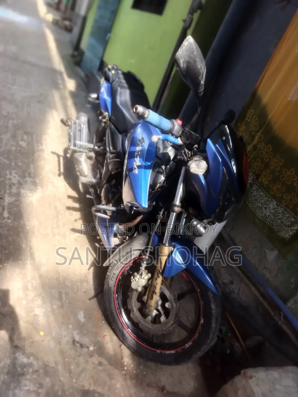 TVS Apache RTR 160 2V 2019 Green