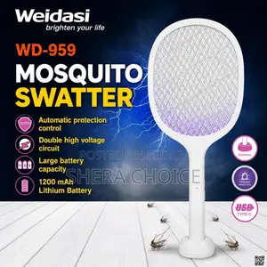 অটোমেটিক উইডাসি Wd-959 রিচার্জেবল মশা মারার র‍্যাকেট,