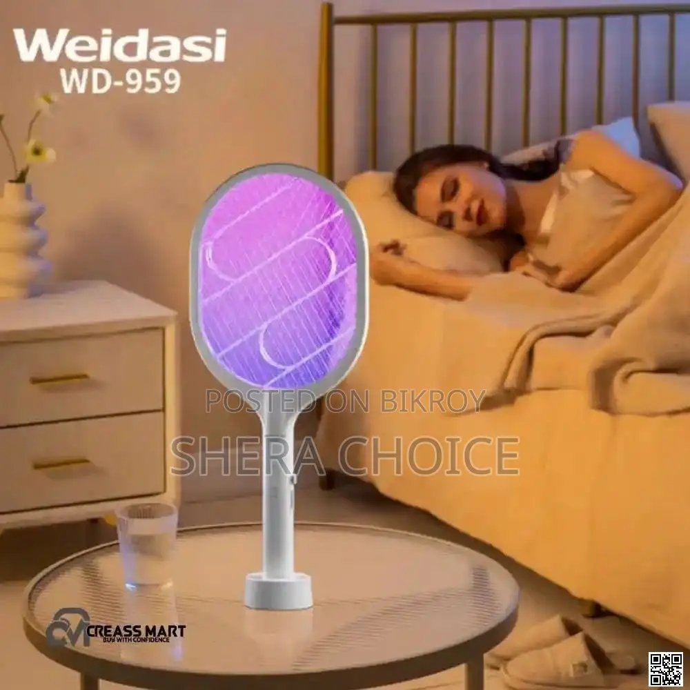 অটোমেটিক উইডাসি Wd-959 রিচার্জেবল মশা মারার র‍্যাকেট,