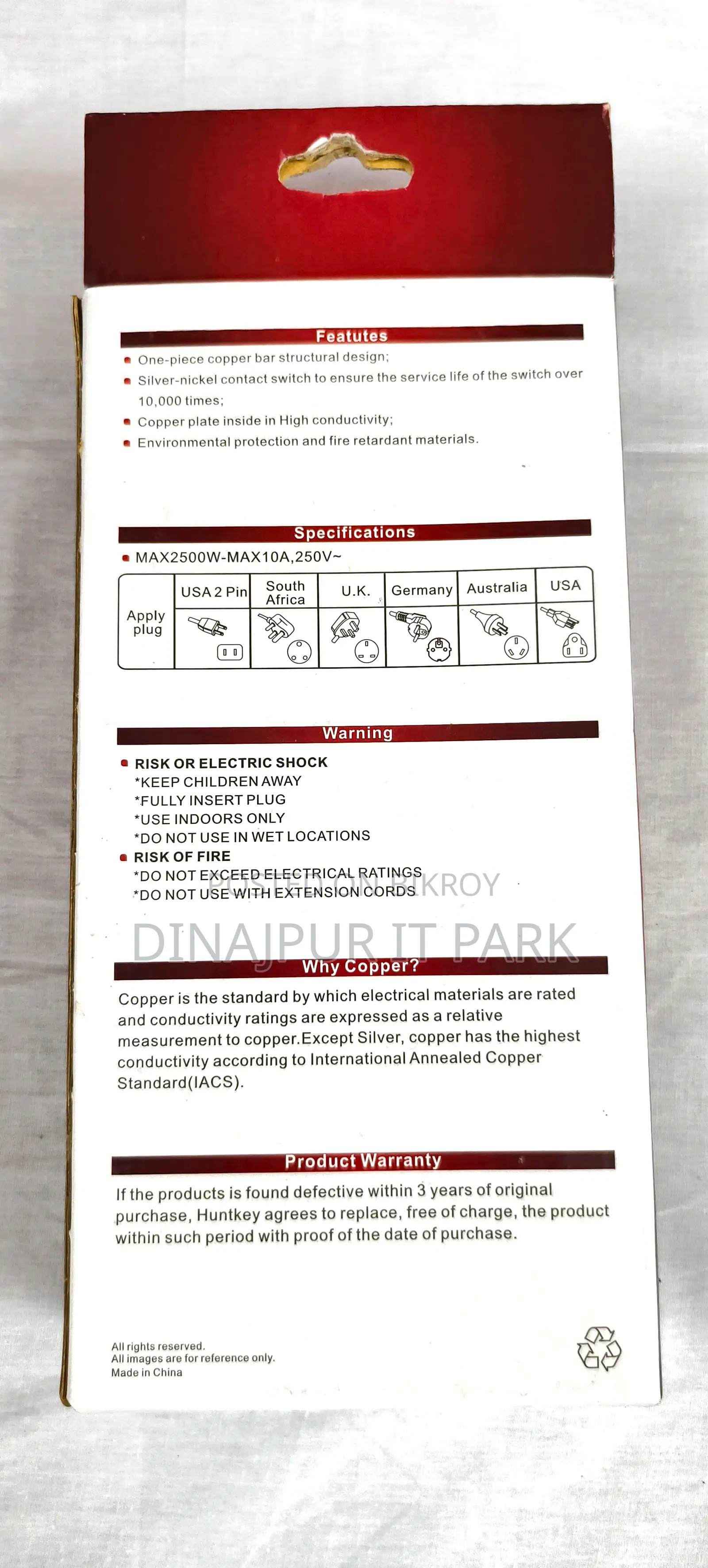 Huntkey Szm401 Power Strip