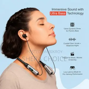 Recrsi Re-ny060 Wireless Neckband Bluetooth Earphones