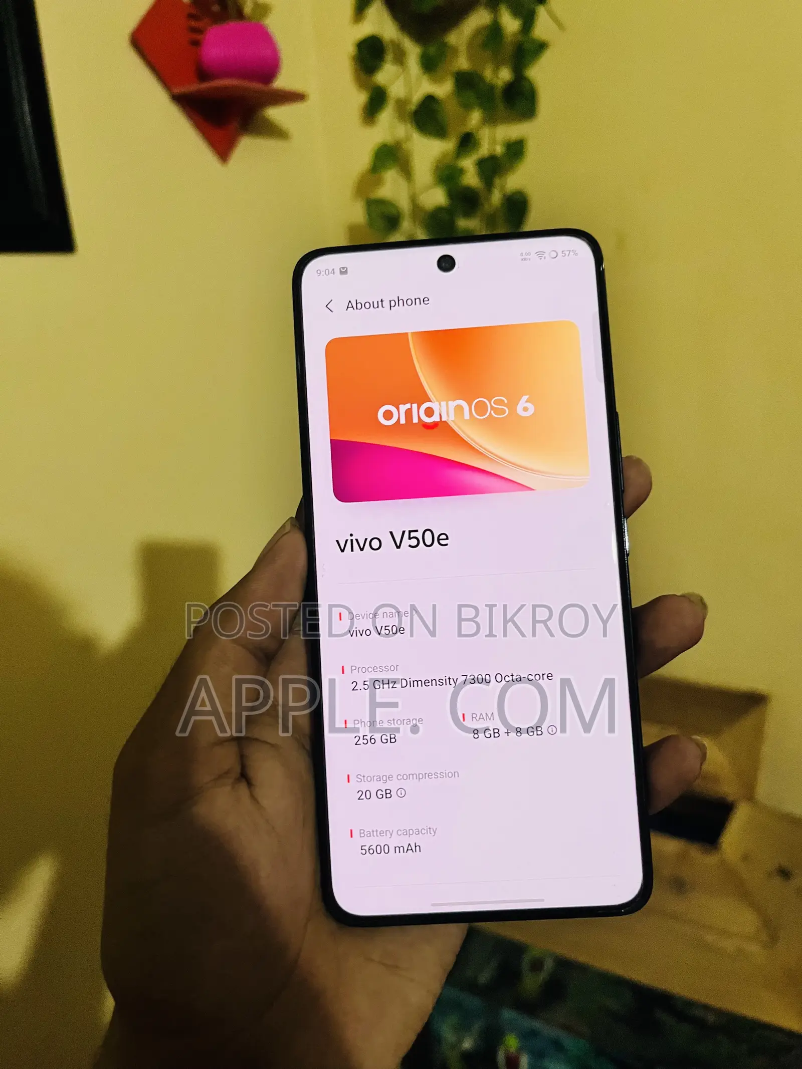 Vivo V50e 256 GB Blue
