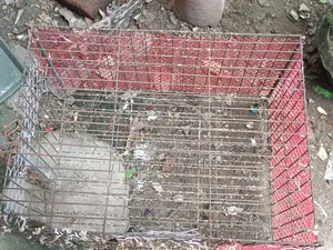 মোটা লোহার সিকের খাচা ১৮/২৪ ইনচি খুব শক্ত মুরগি কবুতর পালার খাচা