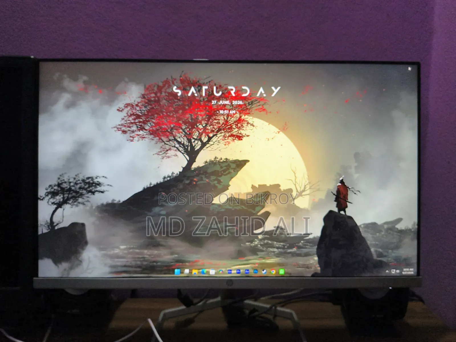 Hp M22f 22" FHD Ips Monitor With 2 Years Warranty Remaining