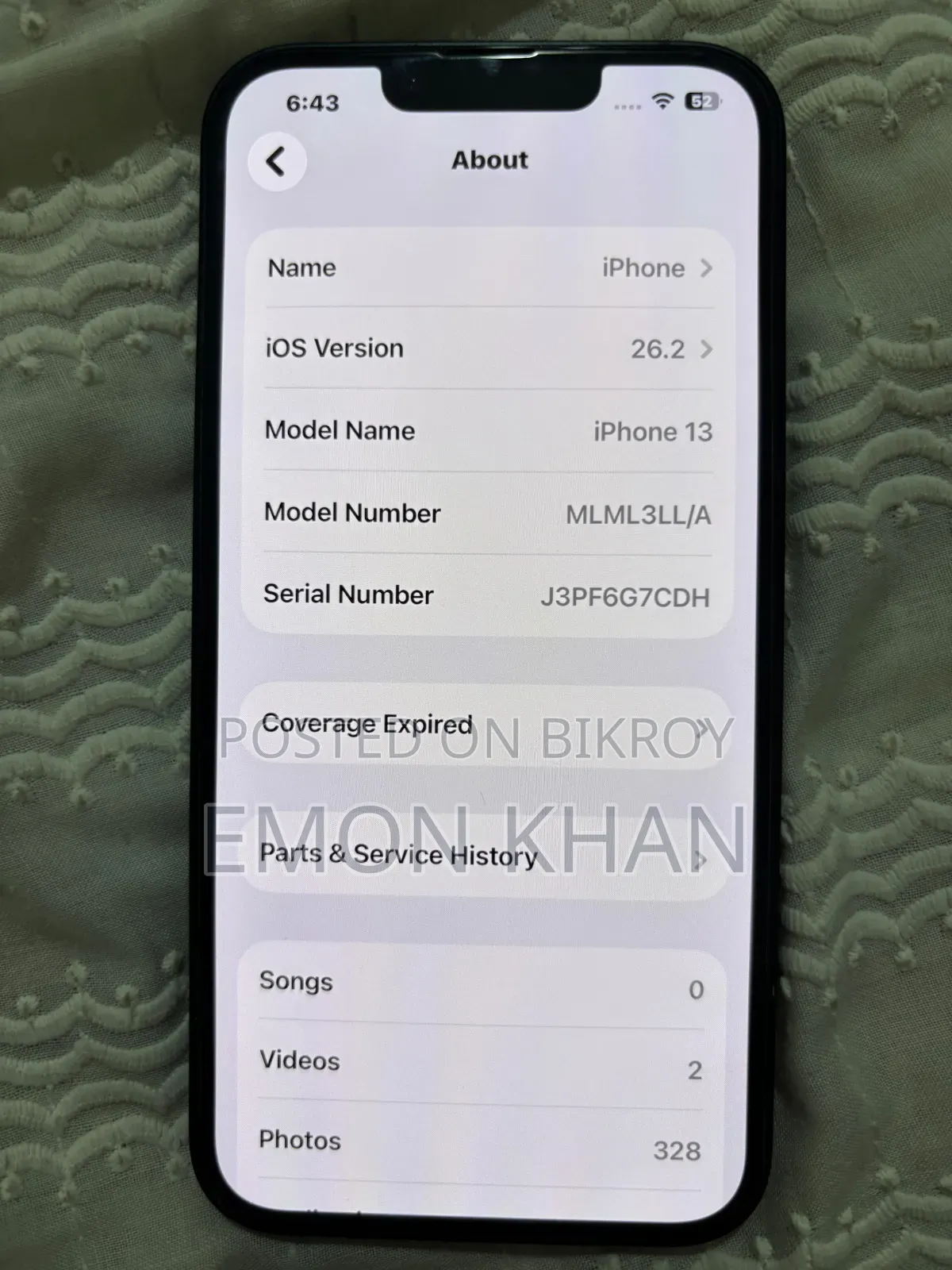 Apple iPhone 13 128 GB Black