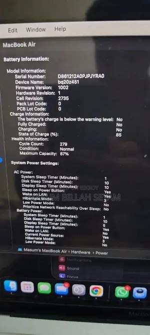Laptop Apple MacBook Air 2020 M1 8GB Apple M1 SSD 512GB