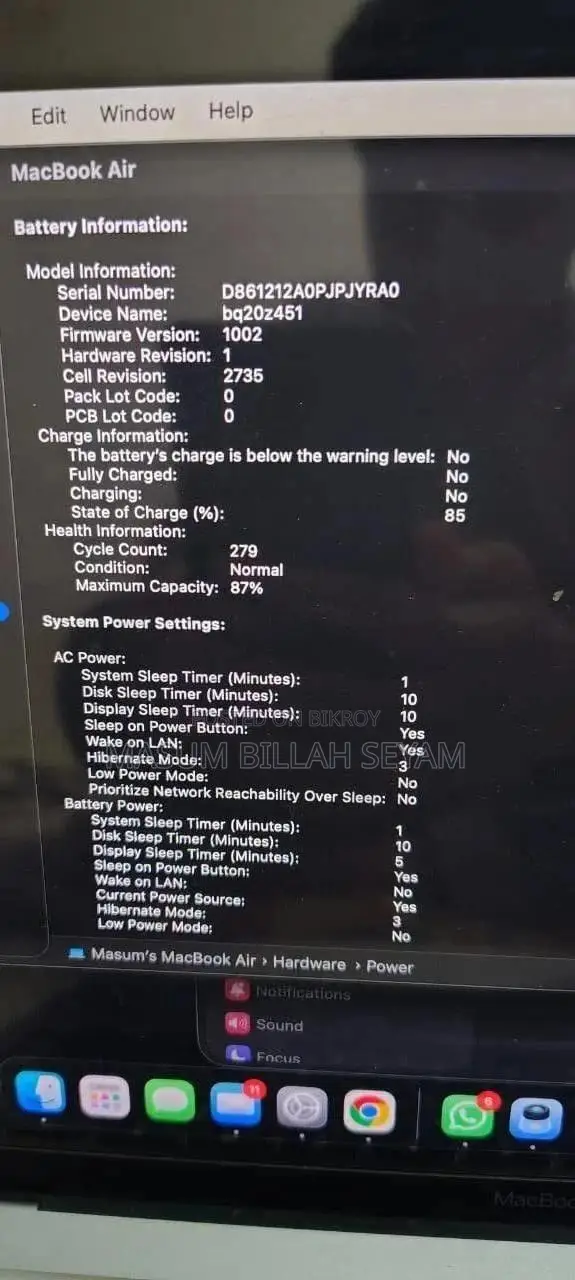 Laptop Apple MacBook Air 2020 M1 8GB Apple M1 SSD 512GB