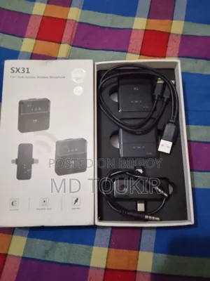 Sx31 3-in-1 Wireless Lapel Microphone – Professional Mini Lavalier Mic