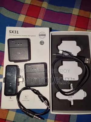 Sx31 3-in-1 Wireless Lapel Microphone – Professional Mini Lavalier Mic