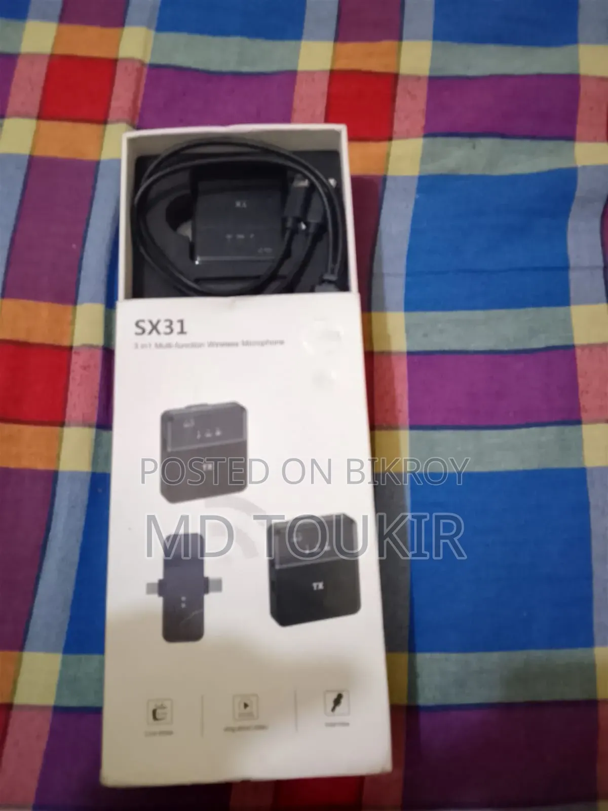 Sx31 3-in-1 Wireless Lapel Microphone – Professional Mini Lavalier Mic