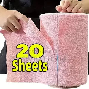 Reusable Microfiber Cleaning Cloth Roll for Cars