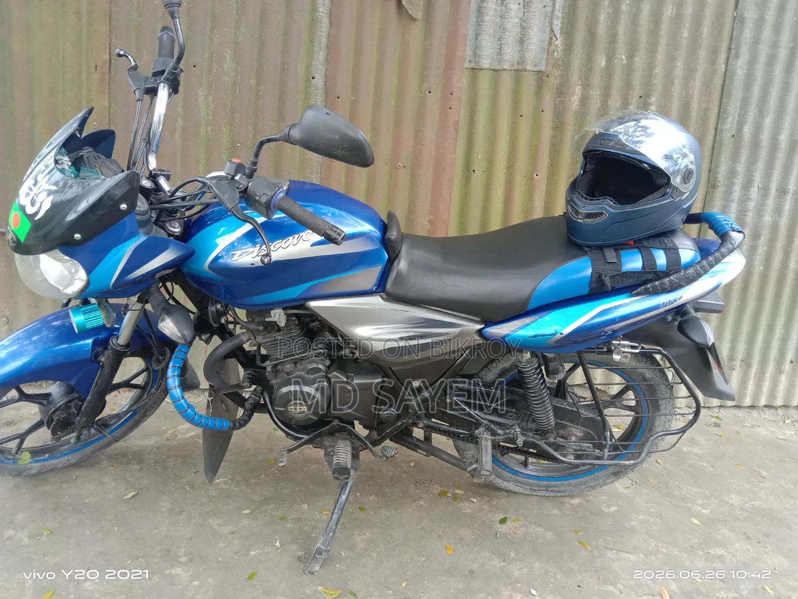 Bajaj Discover 110 2019 Blue
