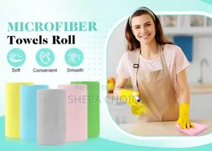 Reusable Microfiber Cleaning Cloth Roll for Cars