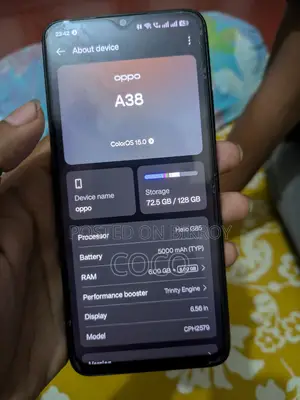 Oppo A38 128 GB Black
