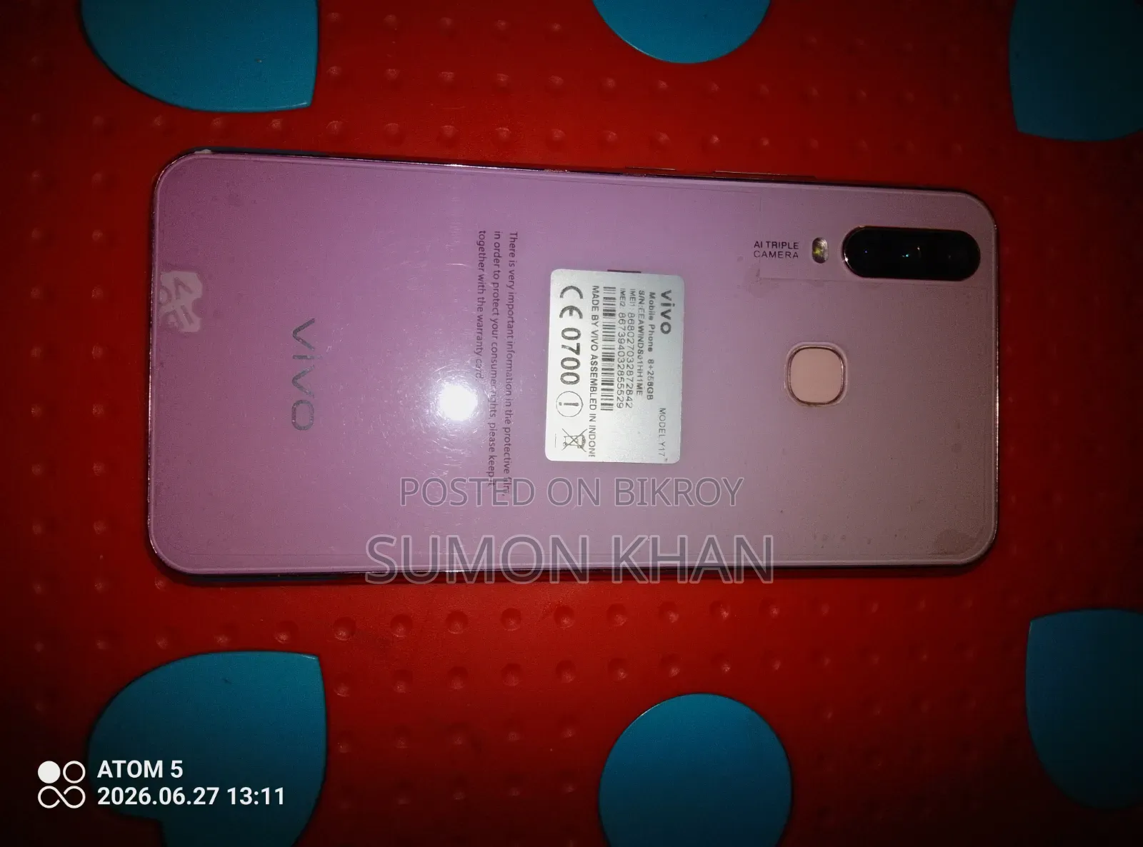 Mobile Phone 8 GB Pink