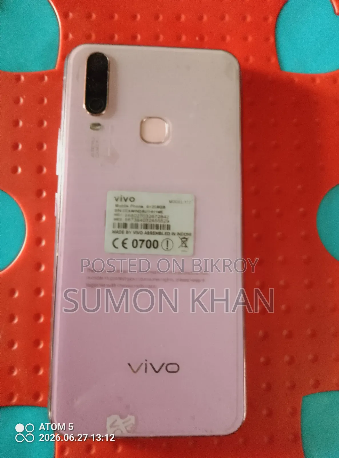 Mobile Phone 8 GB Pink