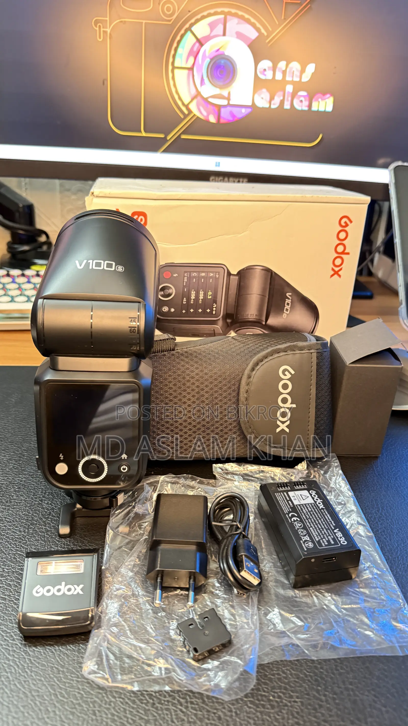 Godox V100 Flash for Sony (Ideal for Portrait Photography)
