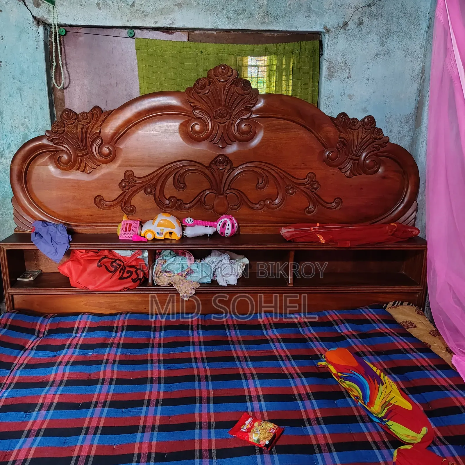 Wooden Bed for Sale