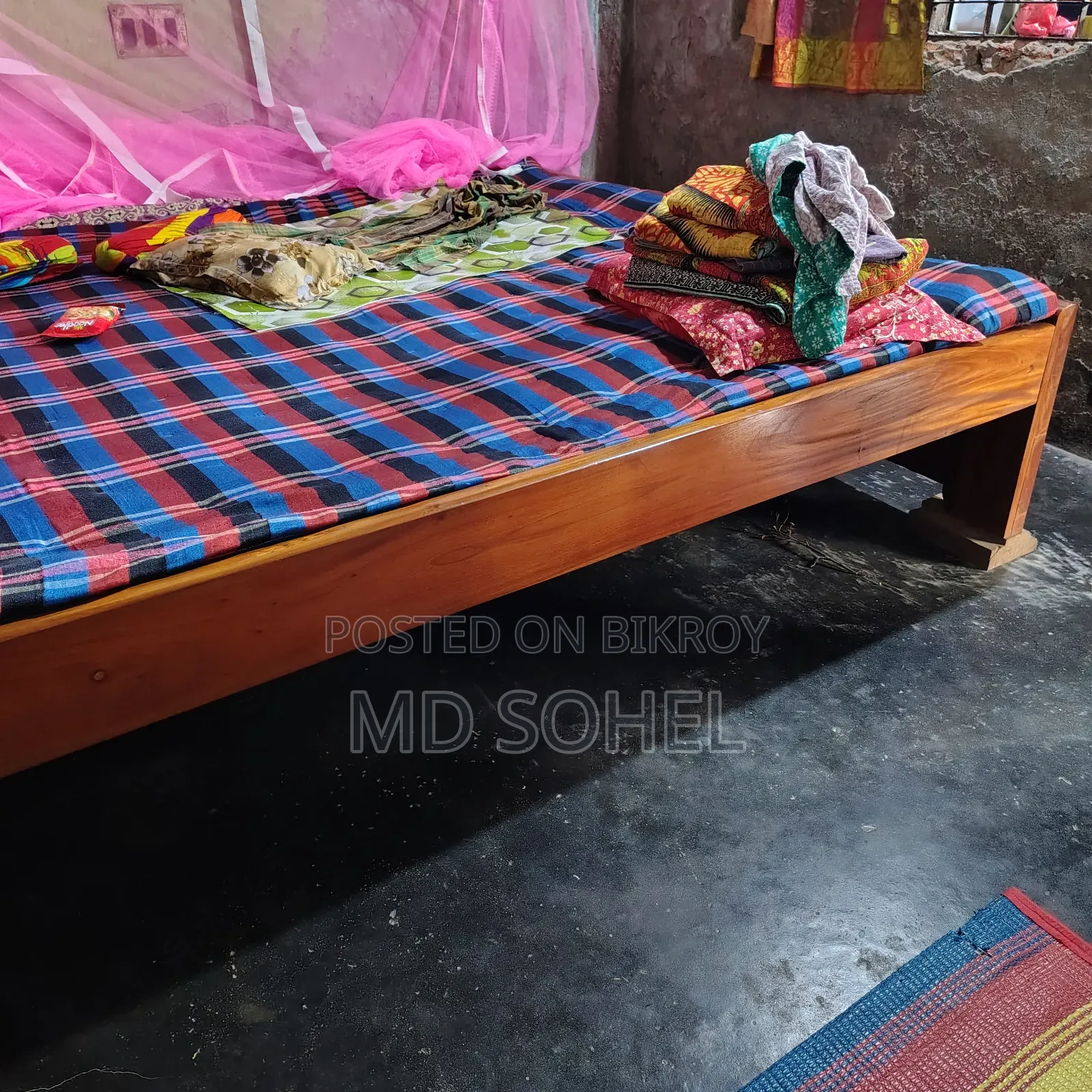 Wooden Bed for Sale