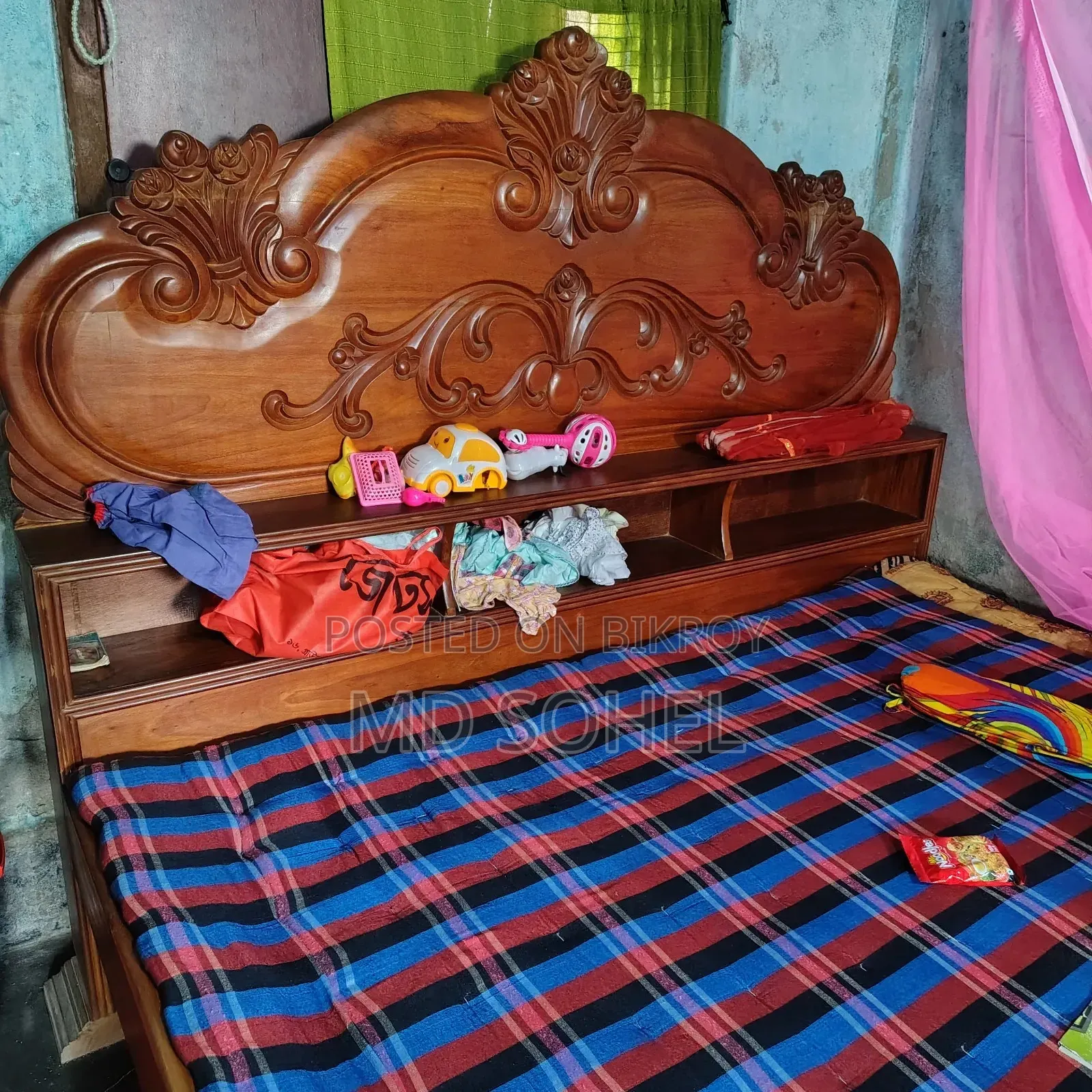 Wooden Bed for Sale