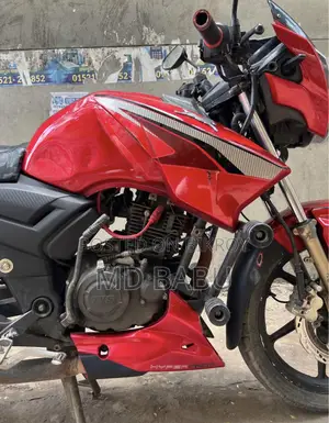 টিভিএস অ্যাপাচি আরটিআর ১৬০ ২ভি ২০১৮ লাল