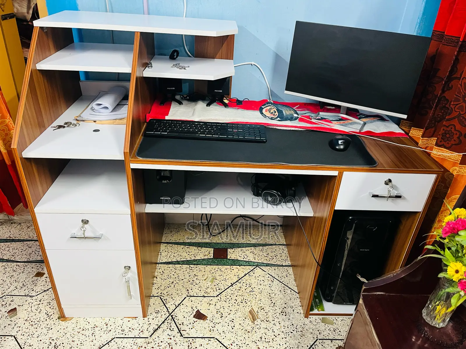 Custom-made Computer Table