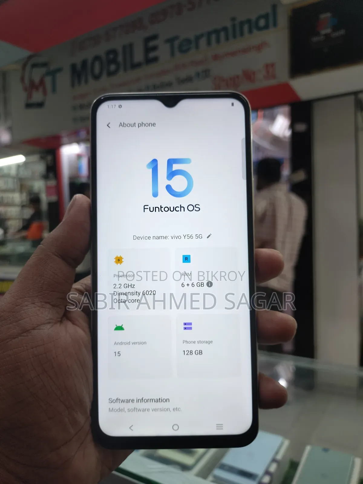 Vivo Y56 128 GB Yellow