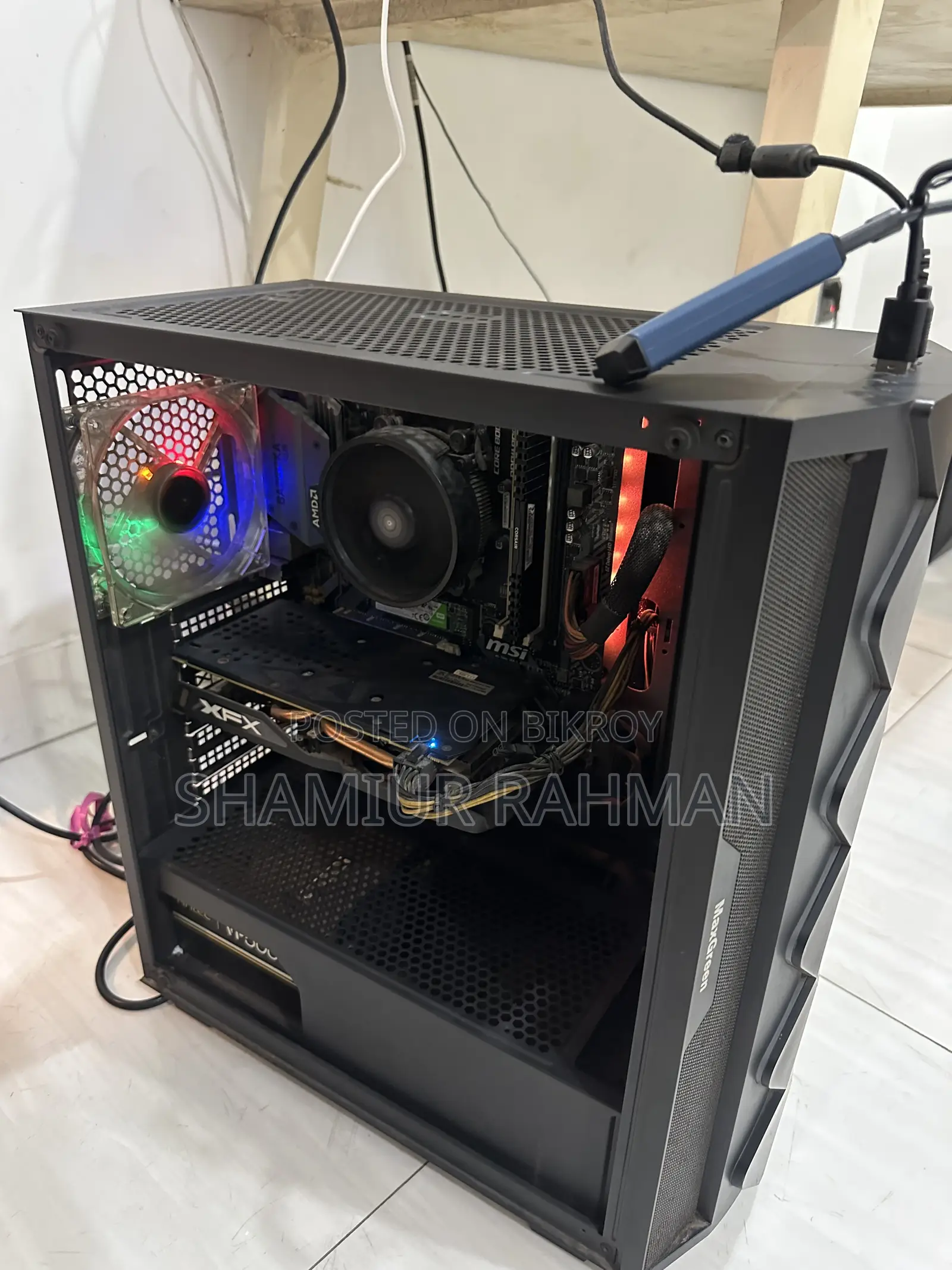 Desktop Computer 8GB AMD Ryzen 5 HDD+SSD 1 Terabyte