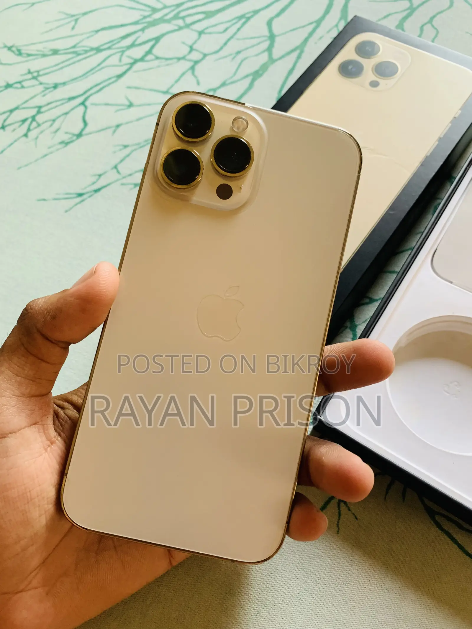 নতুন অ্যাপল আইফোন ১৩ প্রো ম্যাক্স ১২৮ জিবি গোল্ড