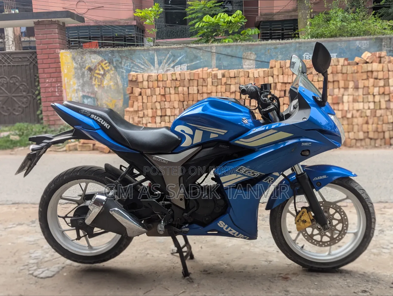 New Suzuki Gixxer Monotone 2023 Blue
