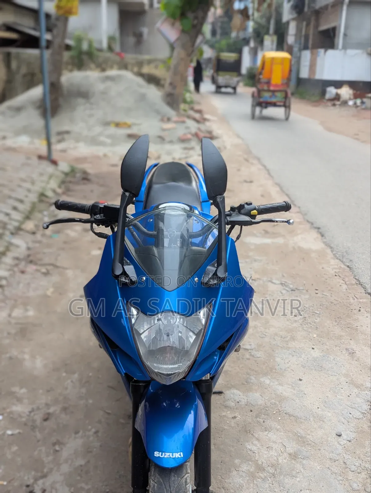 New Suzuki Gixxer Monotone 2023 Blue